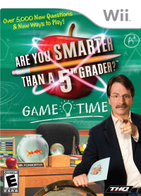 Are You Smarter Than A 5th Grader? Game Time Wii US box art